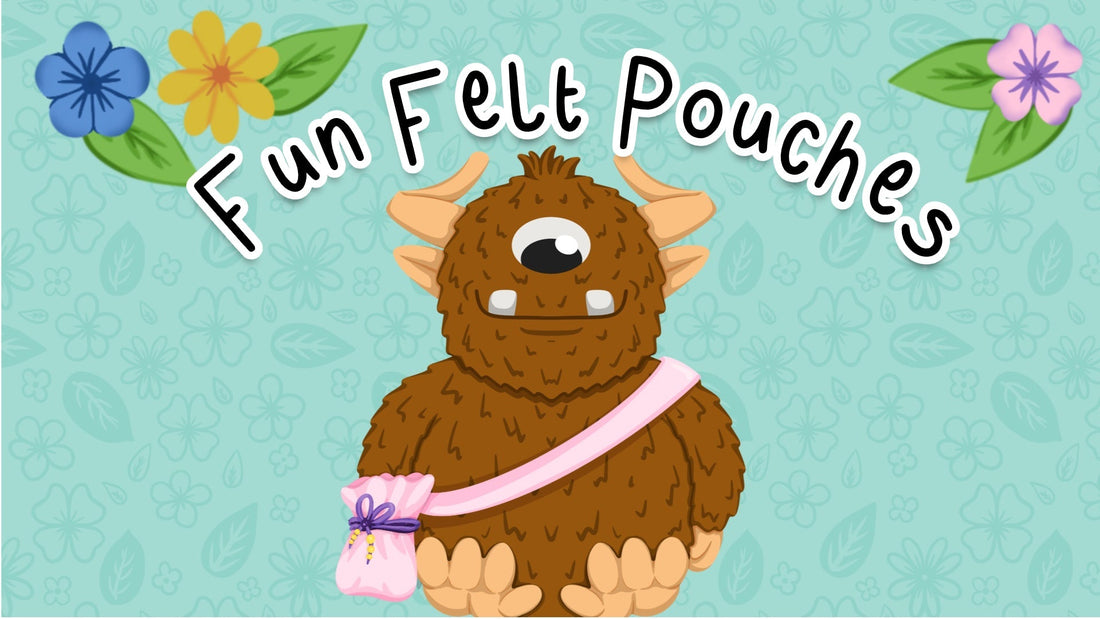 Fun Felt Pouches DIY