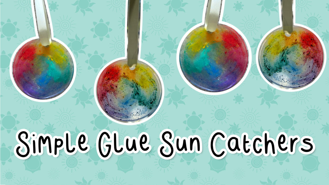 Simple Glue Sun Catchers