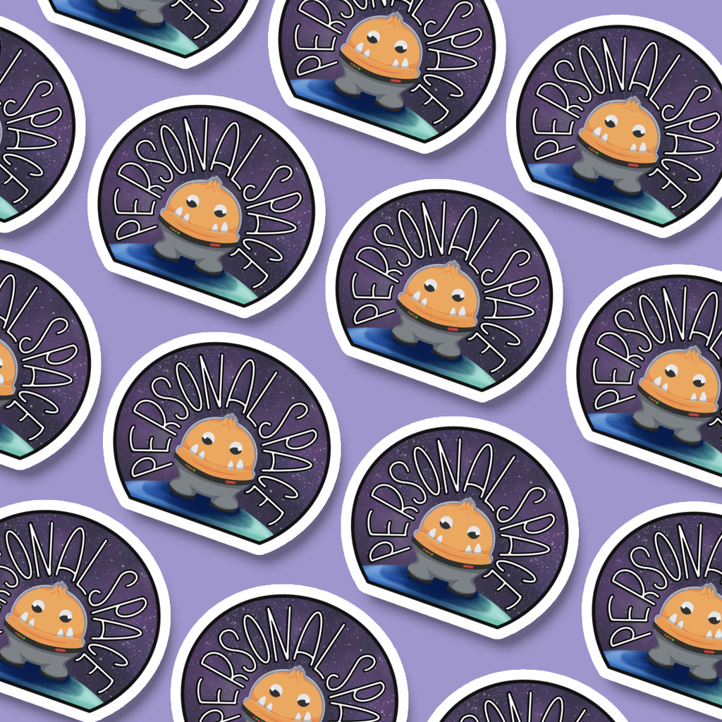 Personal Space Sticker