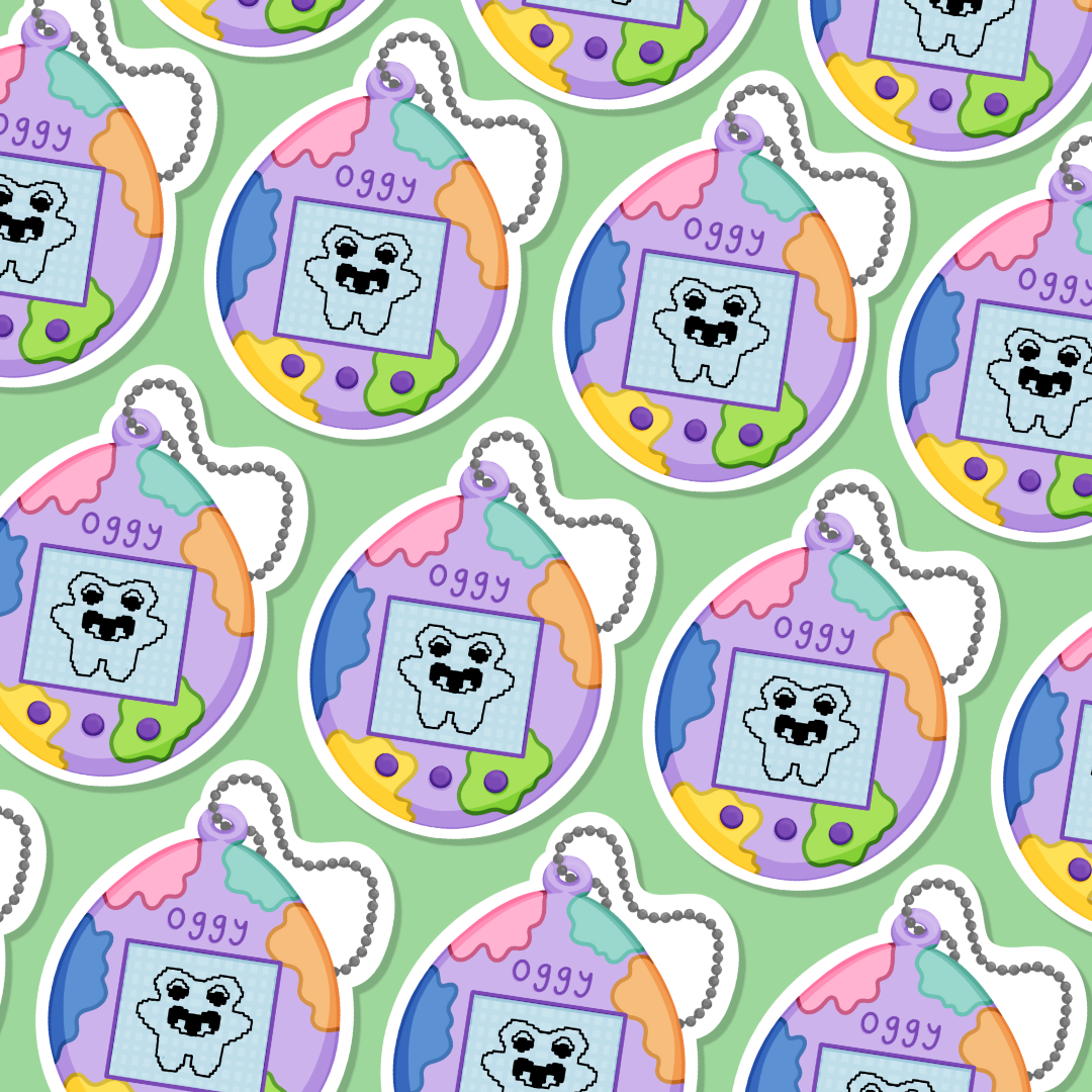 Tamagotchi Oggy Sticker